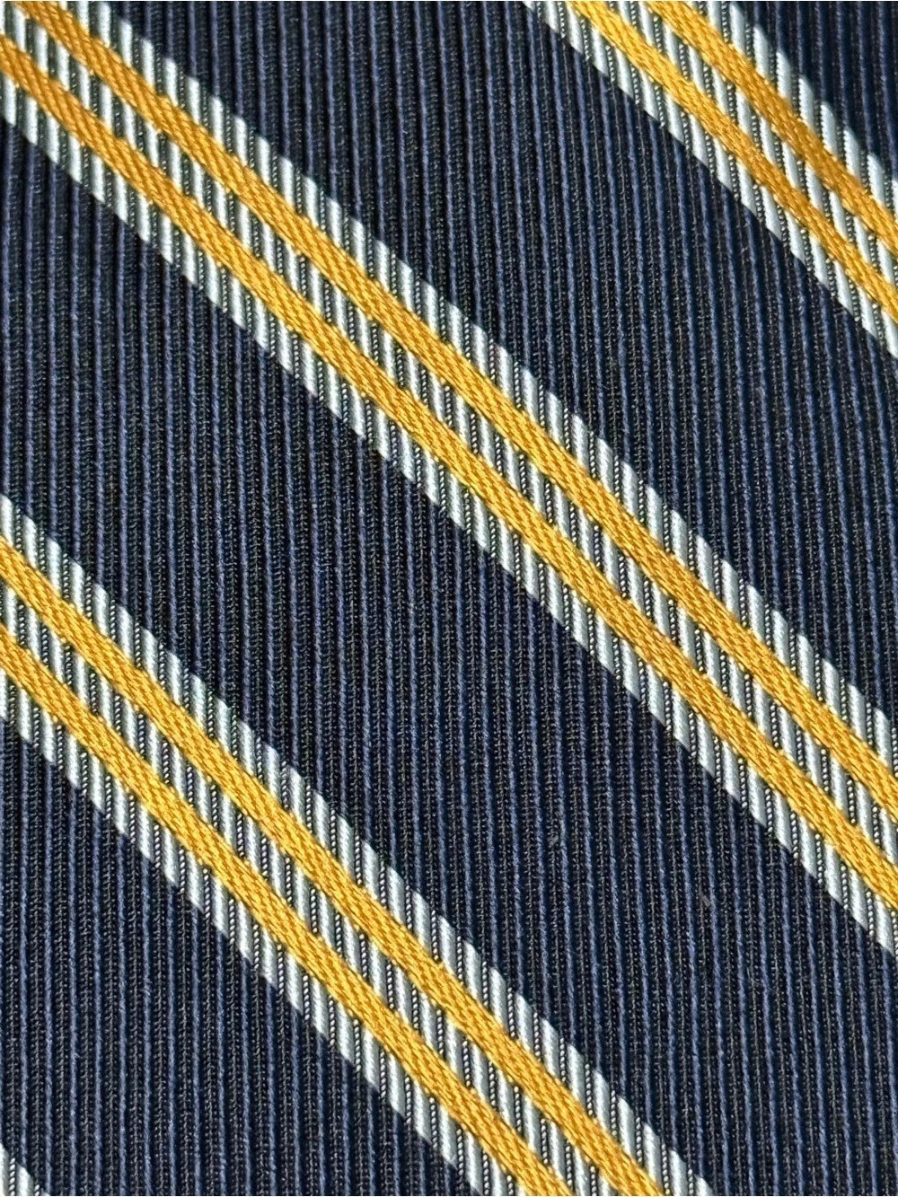 Brooks Brothers Striped Tie in Blue & Yellow